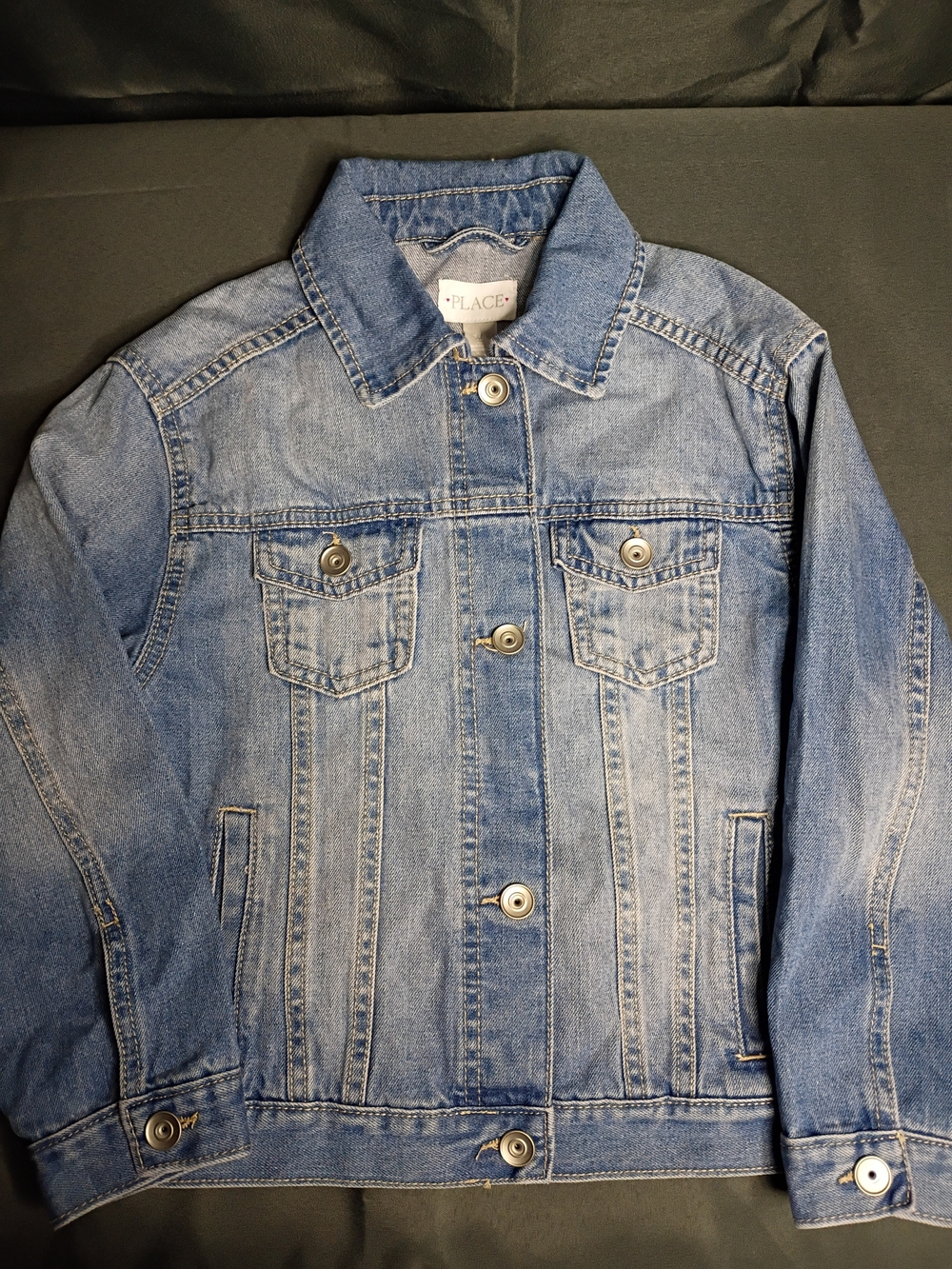 The Children's Place Light Wash Denim Jacket in Blue